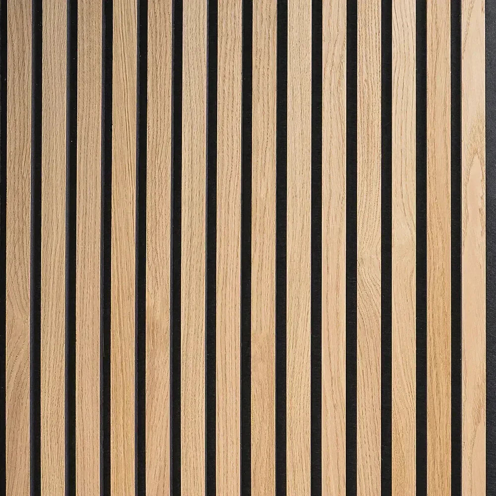 Panel acústico de lamas flexibles – 270 × 110 cm