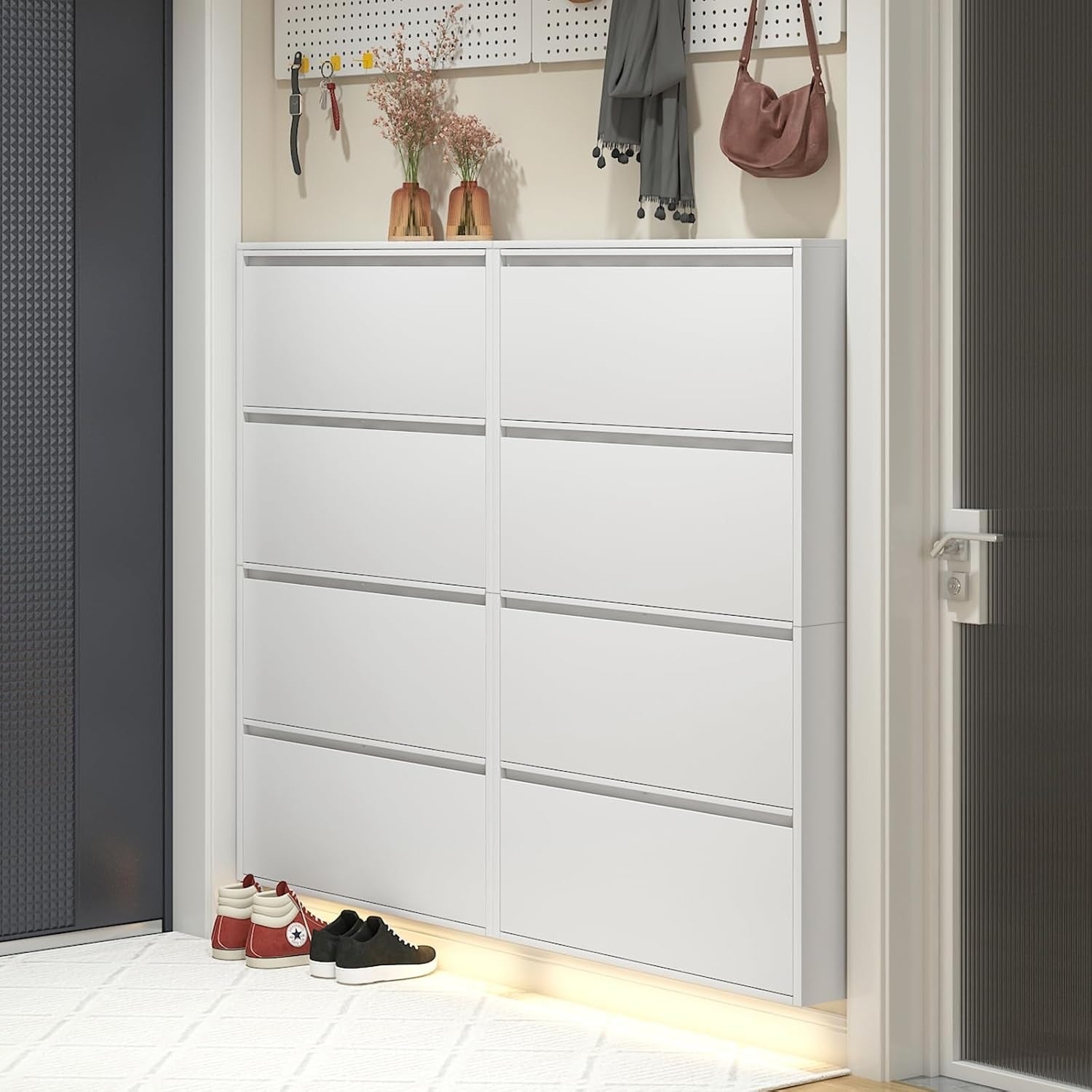 Zapatero de pared elegante